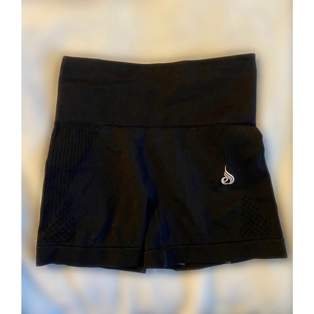 BLACK RyderWear Seamless Workout Shorts XS